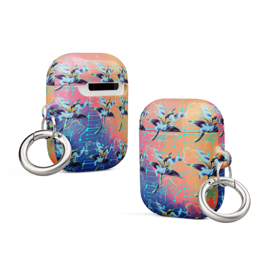 Floral Tech Lilies AirPods® Case for styllish techi ladies daughters friends product image (12)