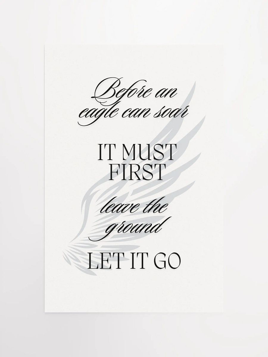 Eagle Feather Letting Go Poster product image (4)