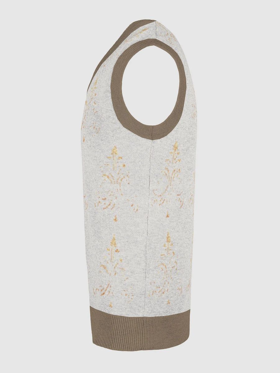 Customizable Jacquard V-Neck Vest product image (6)