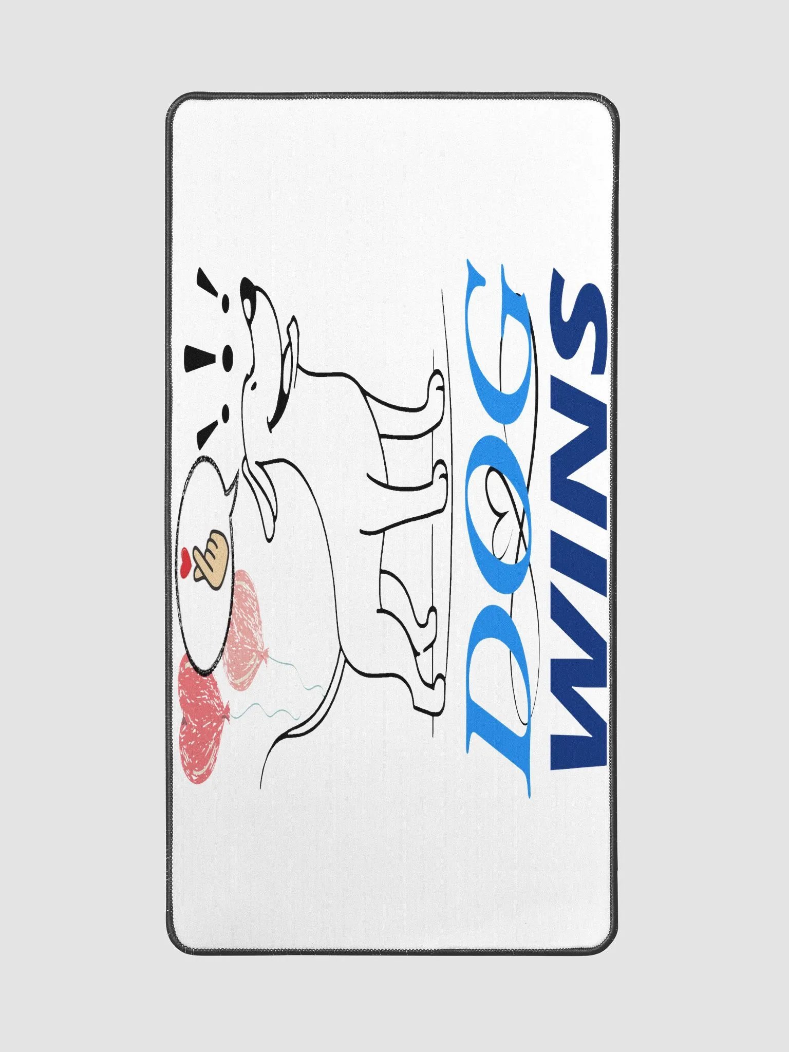 DOG WINS Desk Mat product image (2)