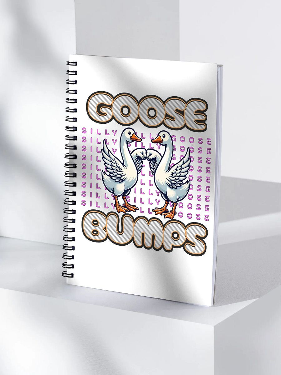 Silly Goose Bumps Spiral Notebook product image (3)