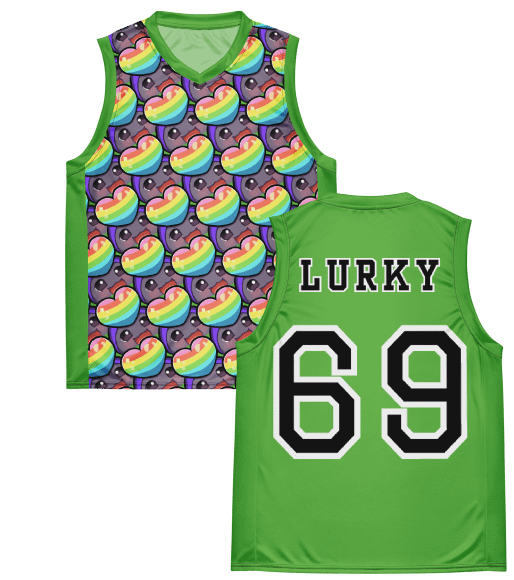 eabLOVE Unisex Basketball Jersey product image (1)