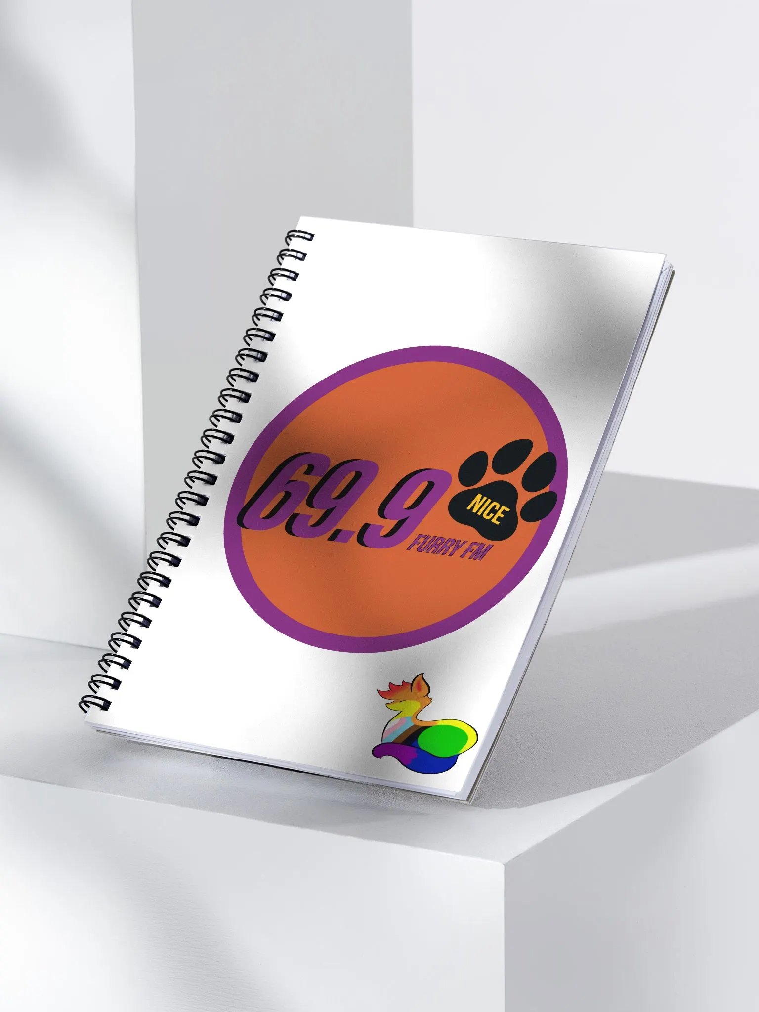 "69.9 Furry FM" Spiral Notebook product image (3)