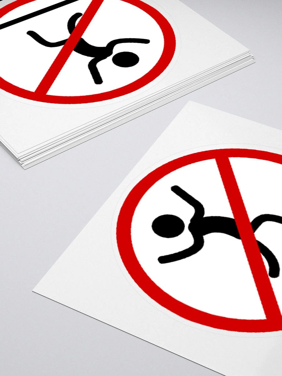 NO SKIPPING STICKER product image (12)