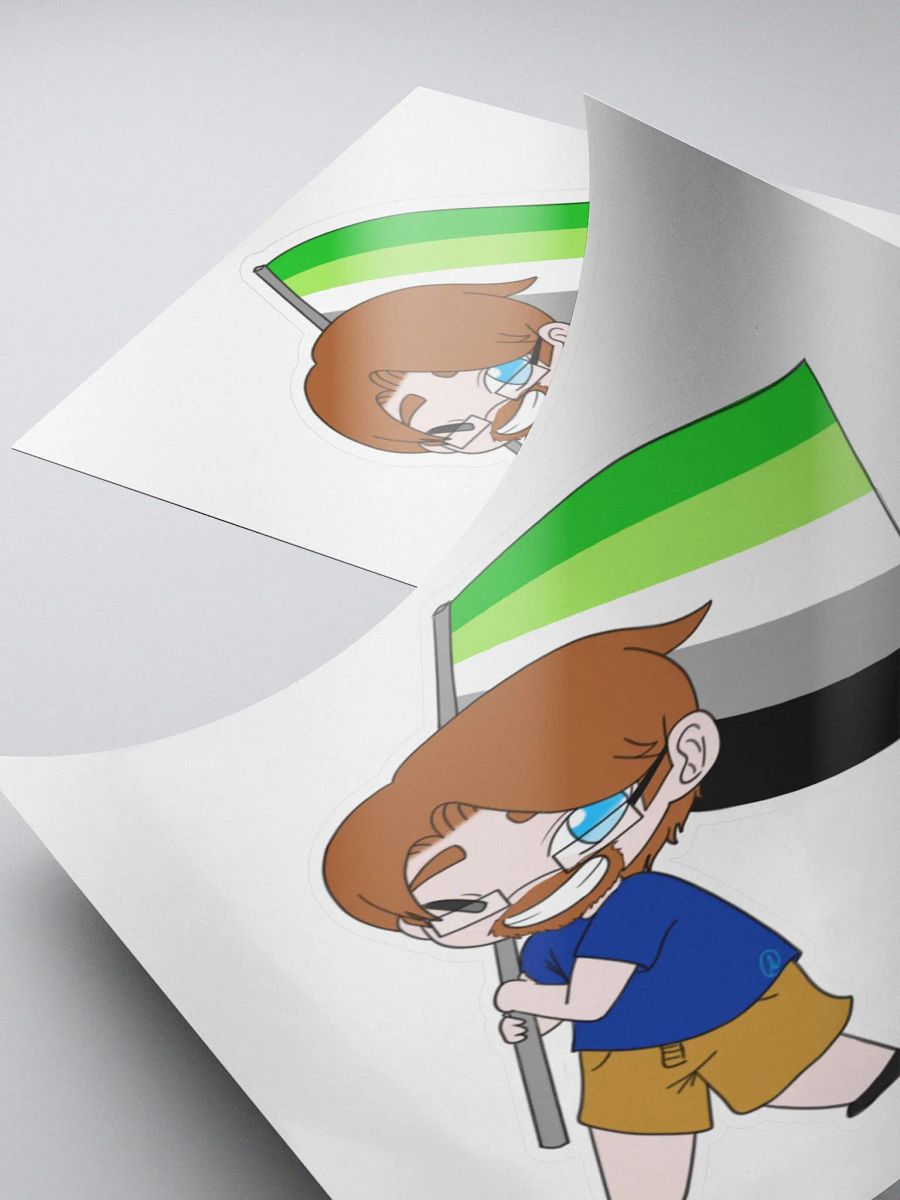 Shemp Aromantic Sticker! product image (4)