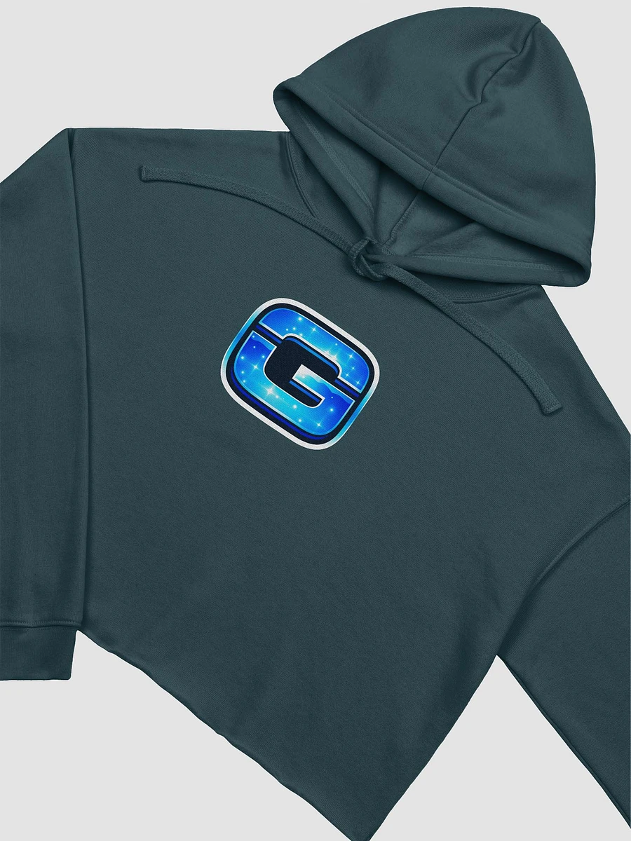 Just G Cropped Hoodie but make it blue product image (15)