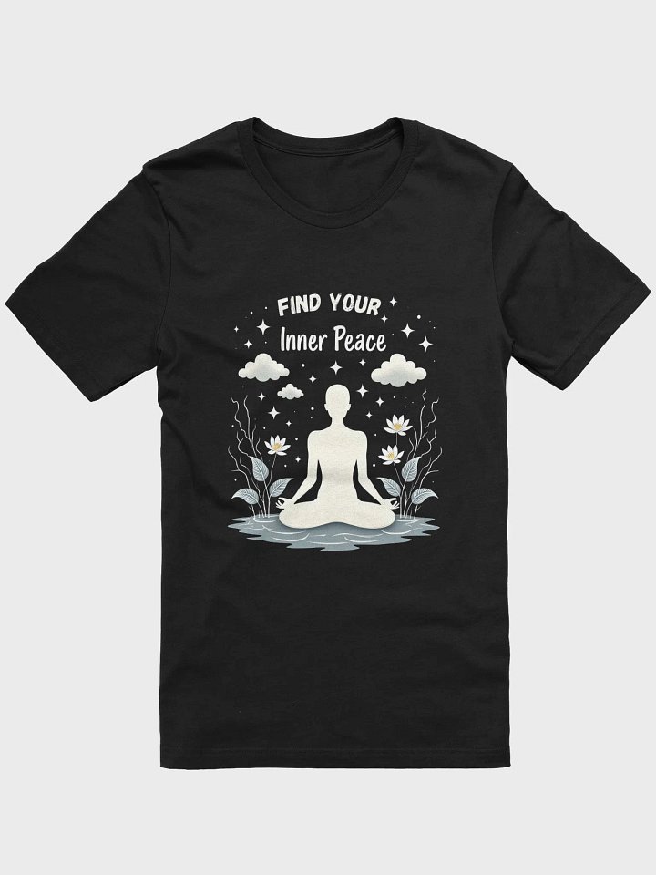 Find Your Inner Peace Yoga T-Shirt – Inspirational Apparel for Mindfulness, Mental Wellness, and Personal Growth" product image (1)