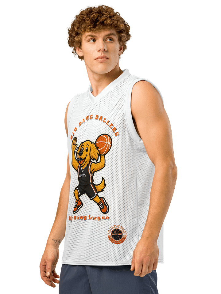 Premium Basketball Jersey Golden-Retriever WooferMutter product image (2)