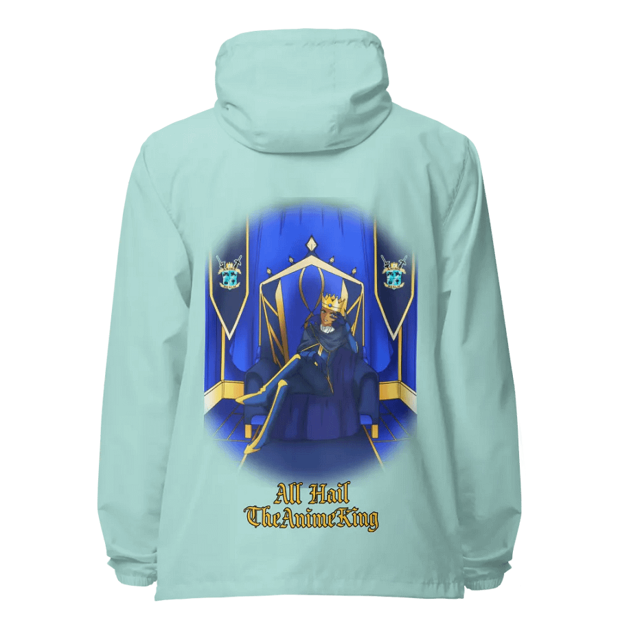 All Hail TheAnimeKing Zip Up Windbreaker product image (6)