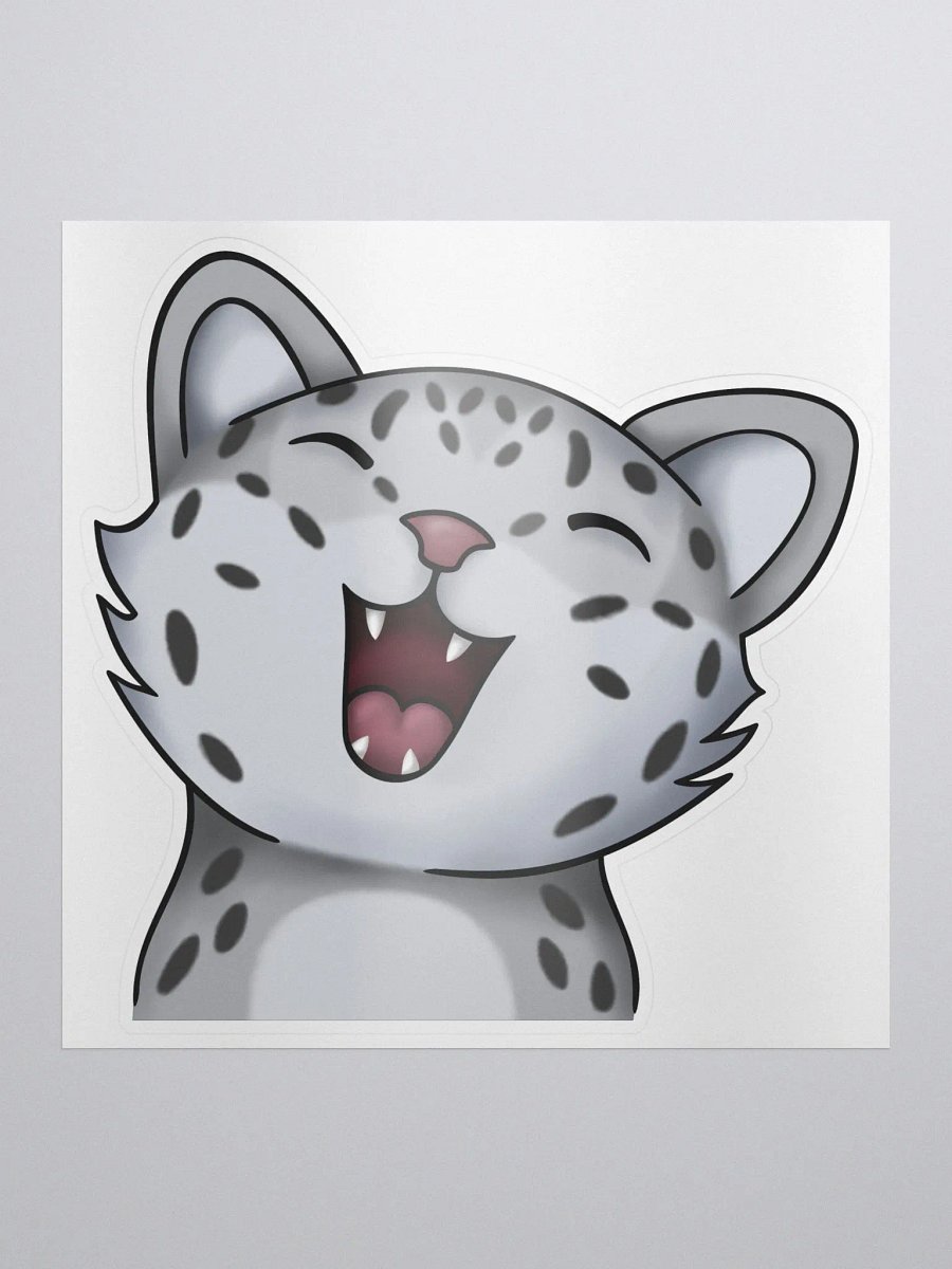 Snow Meow Laugh Sticker product image (1)