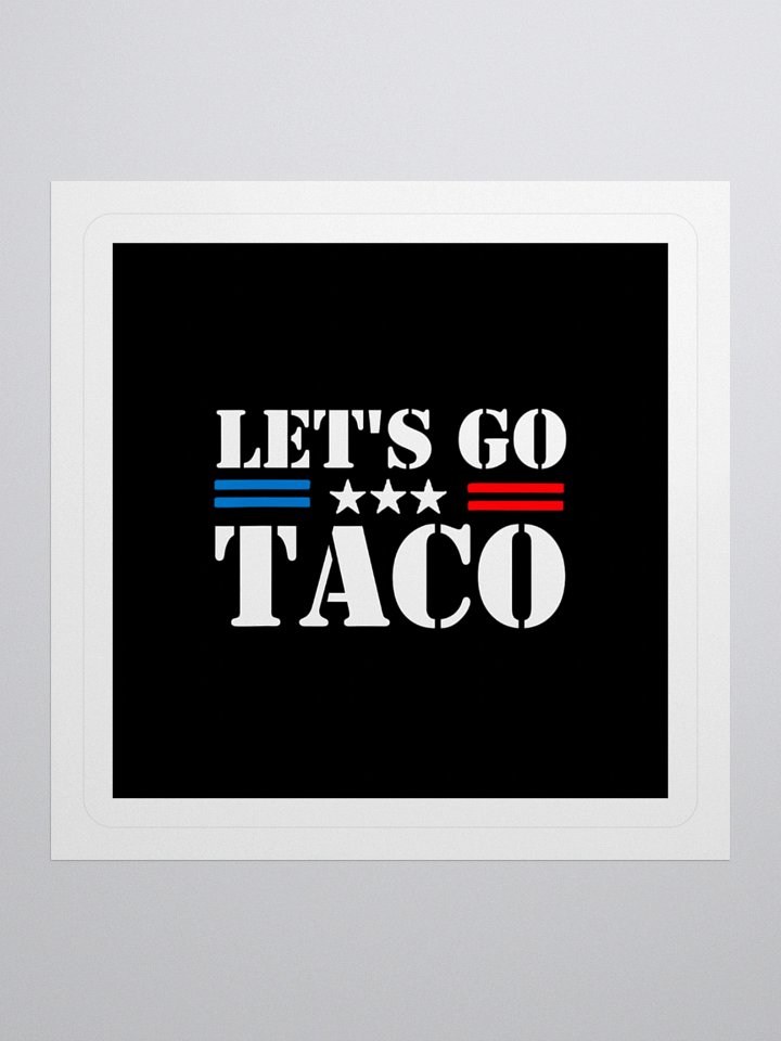Let's Go Taco Kiss Cut Stickers product image (2)
