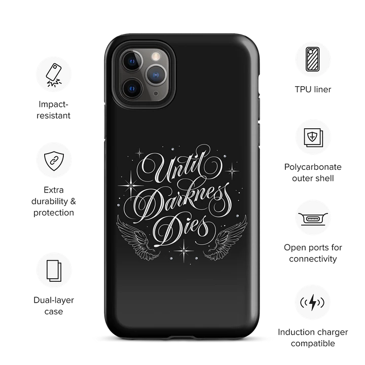 Until Darkness Dies (wings design) iPhone Case product image (2)