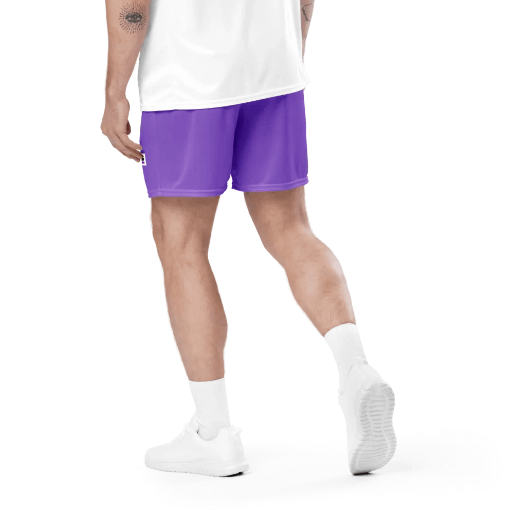 Plain Color Amethyst Mesh Shorts product image (2)