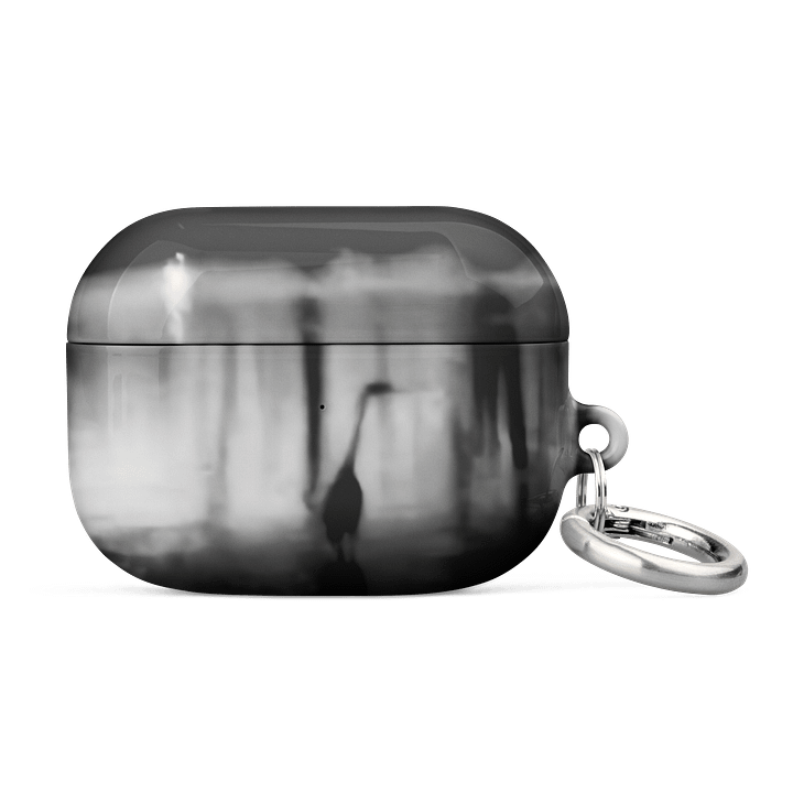 Blue Heron Black and White AirPods® Case product image (4)
