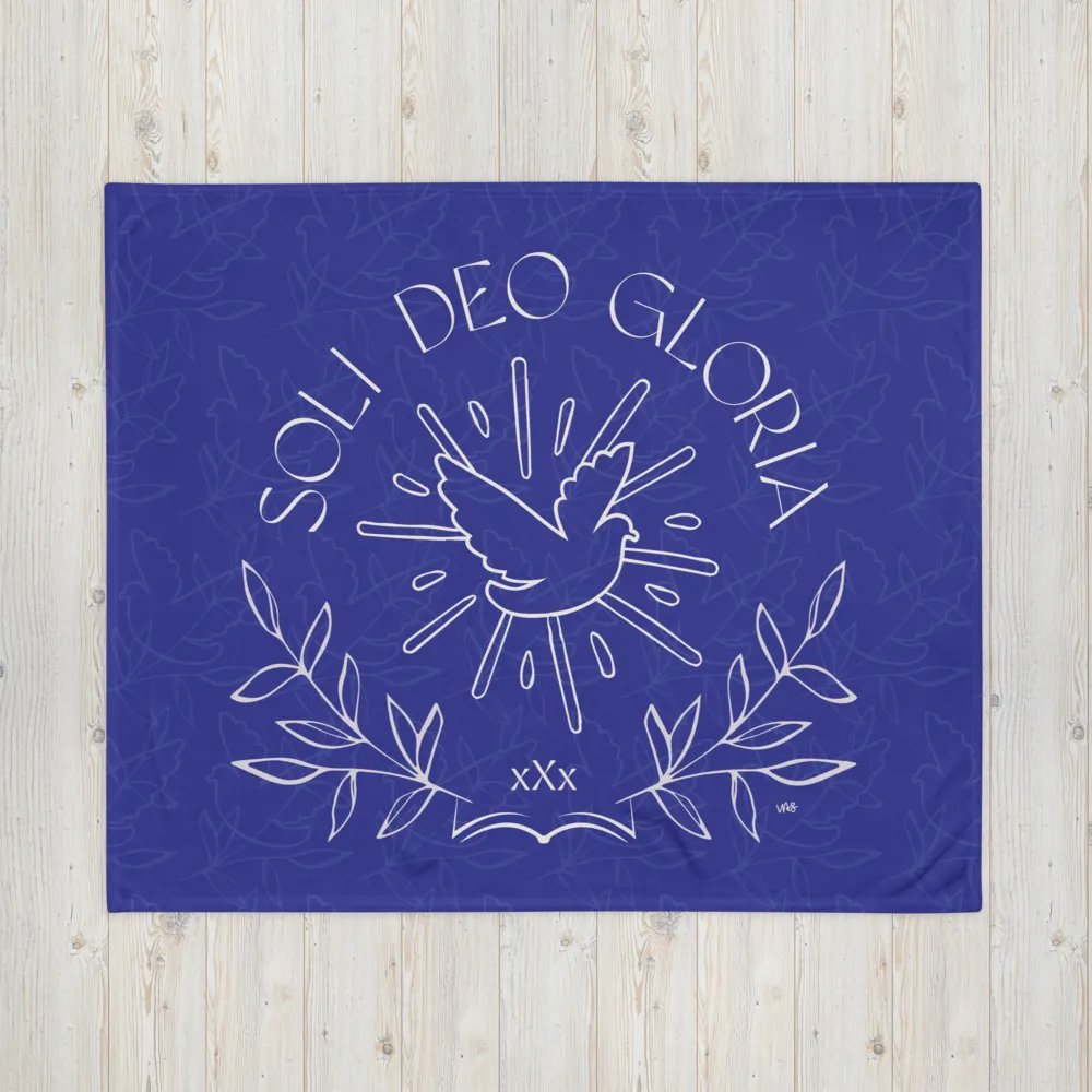 Soli Deo Gloria (Throw Blanket) product image (4)
