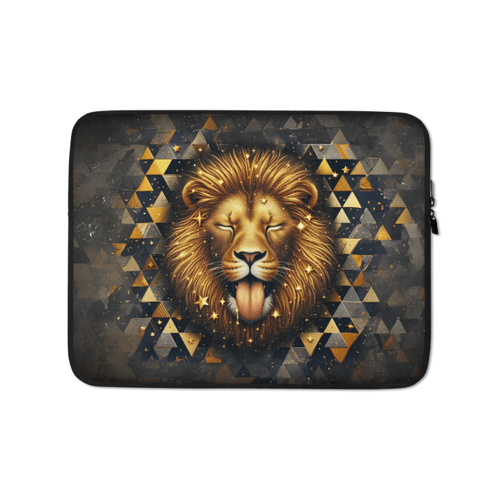 Golden Lion Laptop Sleeve product image (1)