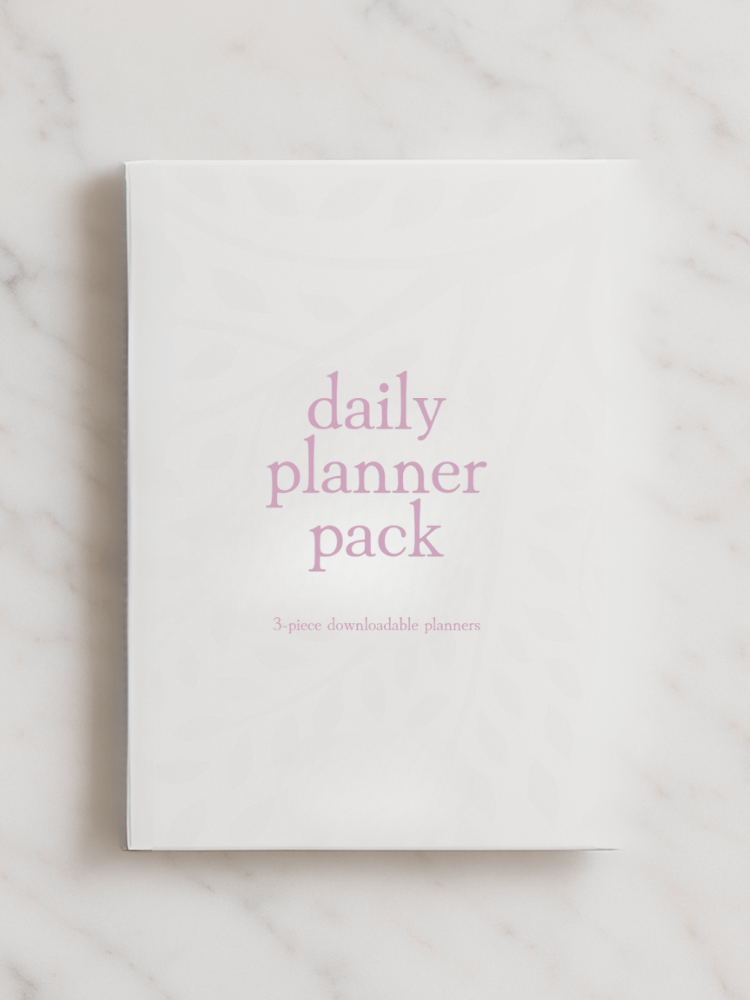 Root & Ritu Daily Planner Pack | 3 Printable Planning Pages for Wellness, Manifestation & Reflection product image (1)