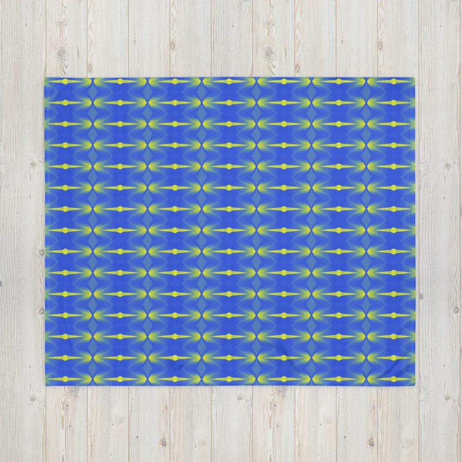 Bold & Bluetiful Vibrant Throw Blanket product image (5)