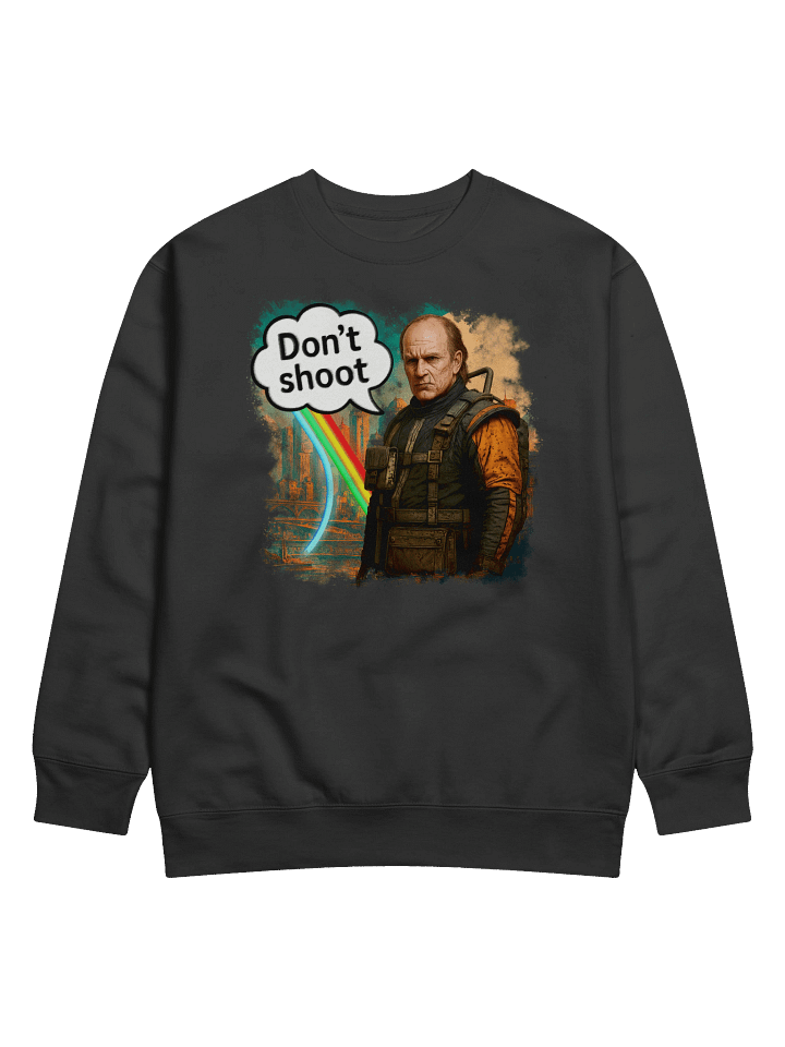 Don’t Shoot Hoodie (Lore Beam Edition) product image (2)