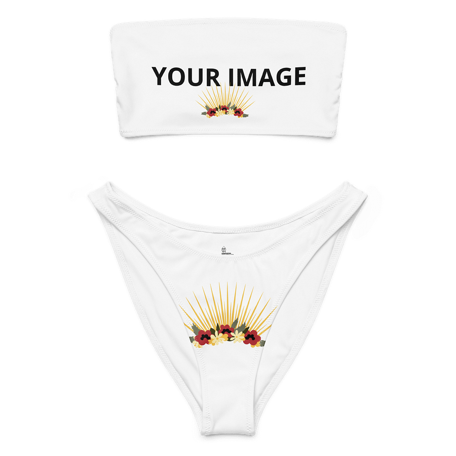 Sunflower Bliss Bandeau Bikini Set product image (6)