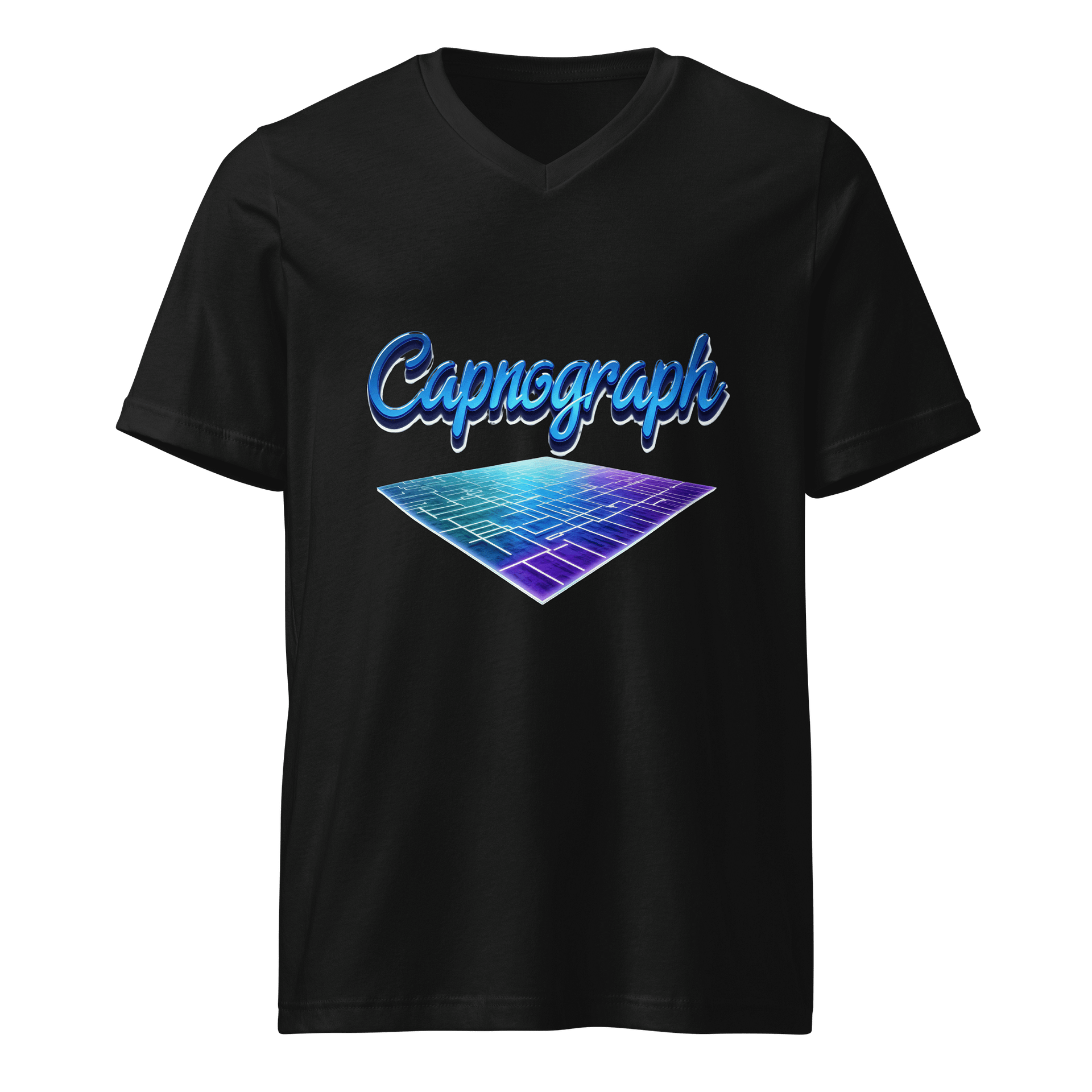 Gradient Capnograph V-Neck Tee product image (1)