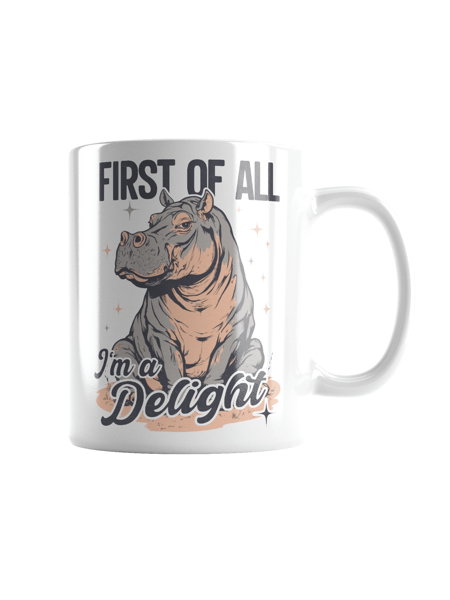The "I'm a Delight" Hippo Mug product image (3)