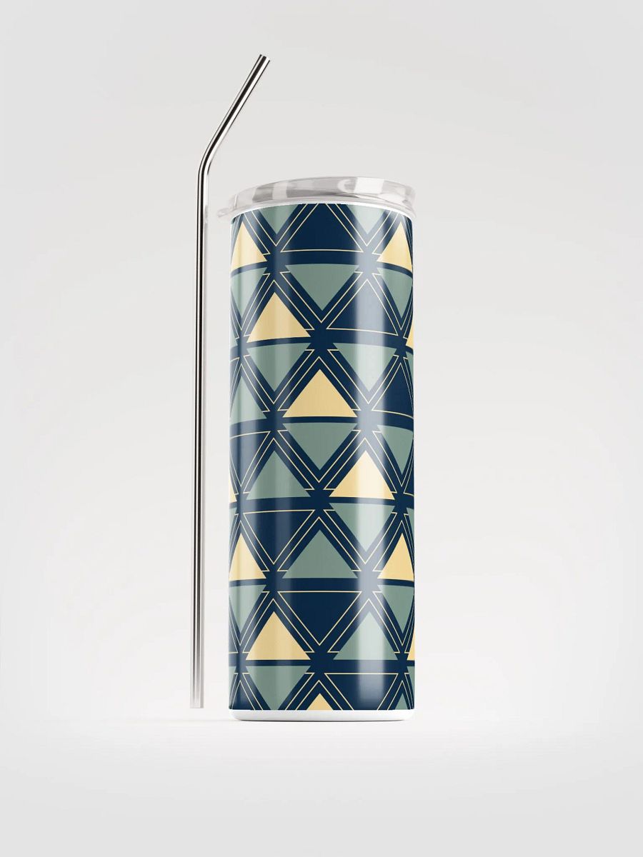 Triangulated Night Geometric 20 oz Stainless Steel Tumbler product image (1)