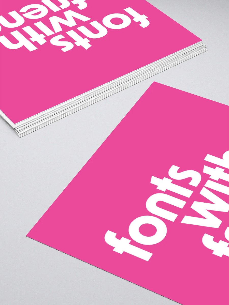 Fonts with Friends 3