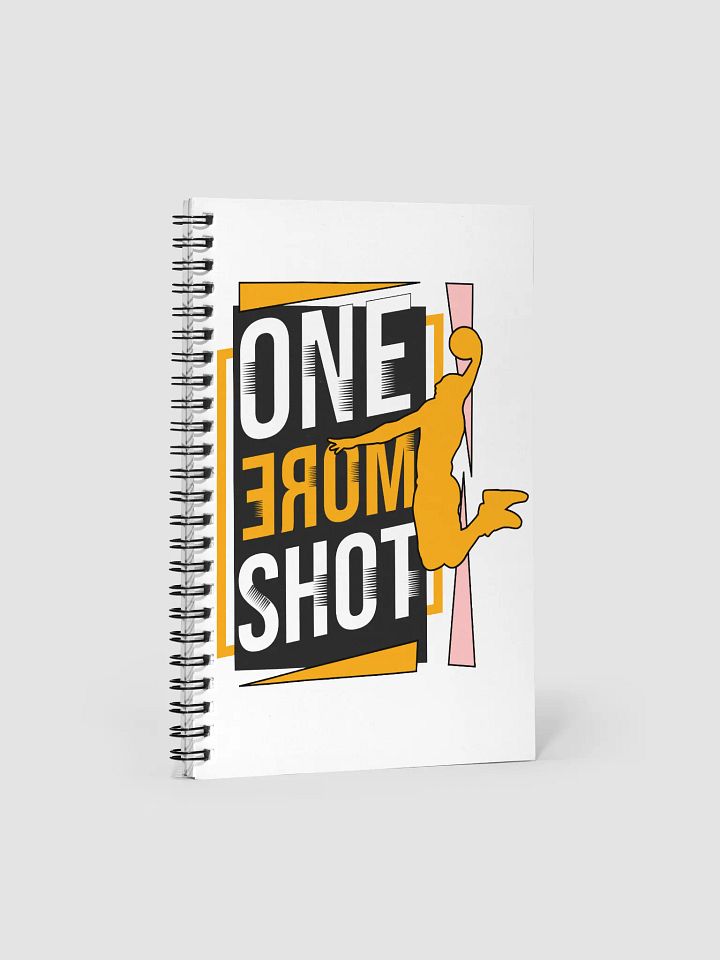 One More Shot Basketball Male Spiral Notebook product image (1)