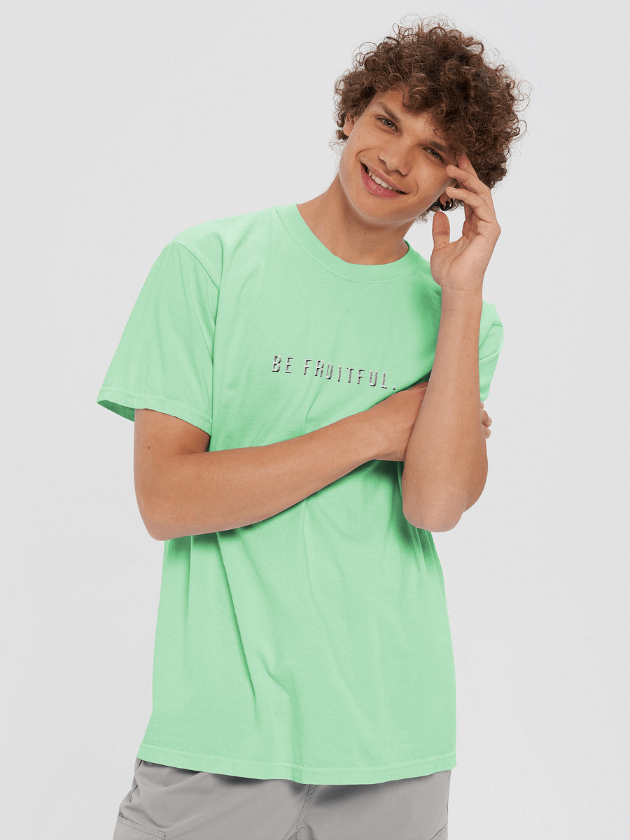 Be Fruitful Embroidered Colored Shirt product image (6)
