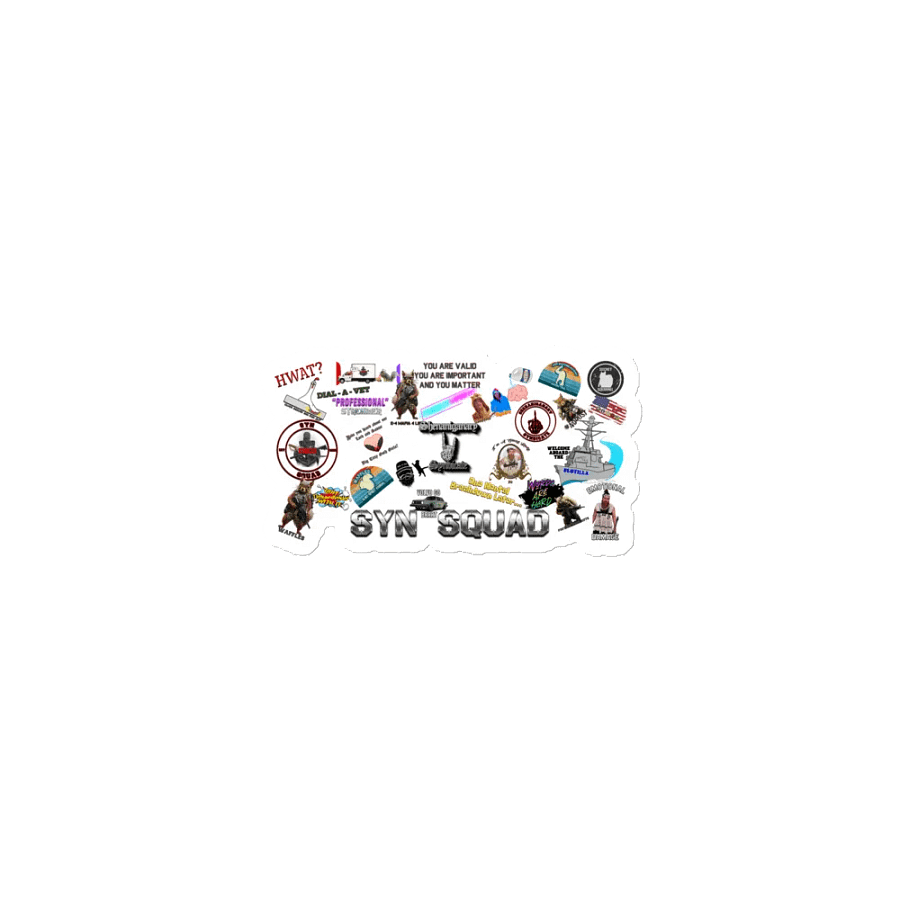 Sticker Bombed Magnet product image (1)