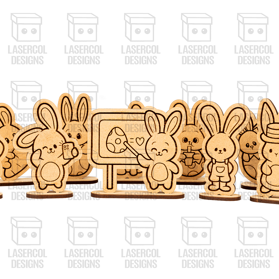 Easter Cutouts With Base Set 6 - Laser Cut Files product image (3)