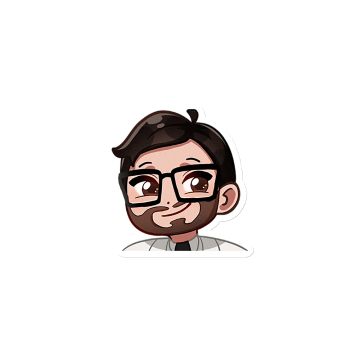 spectrumbranch Smirk Emote Magnet product image (1)