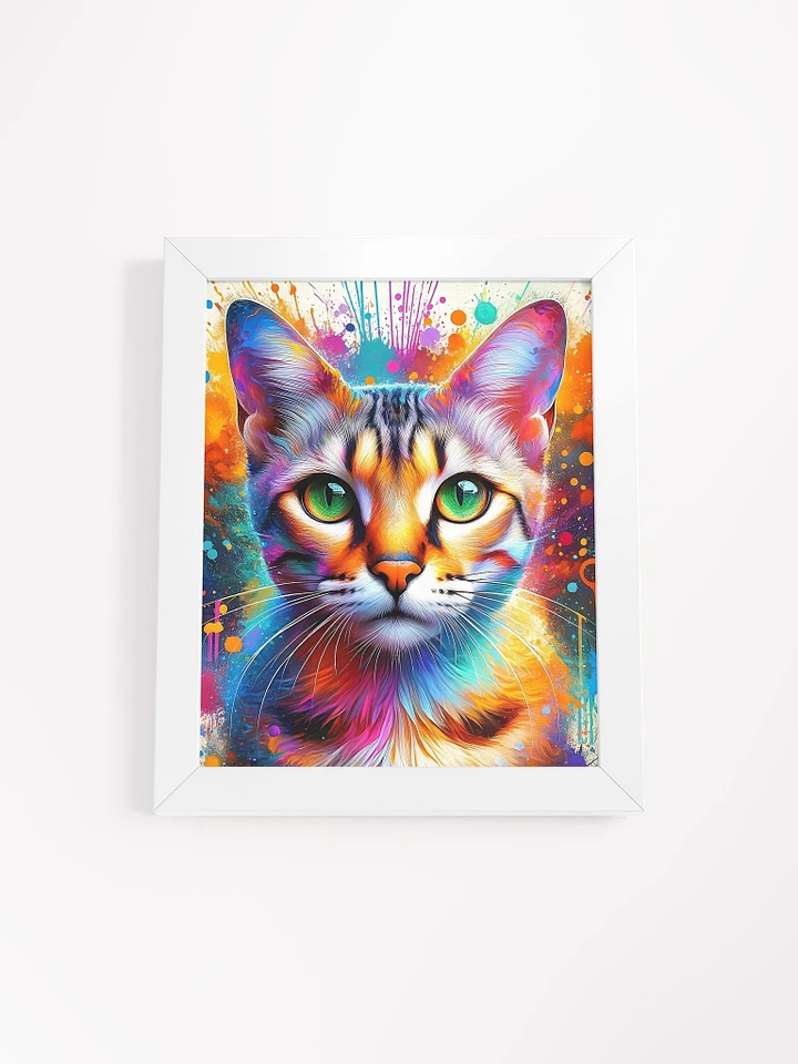 Framed High-Quality Matte Poster (in): Egyptian Mau product image (49)