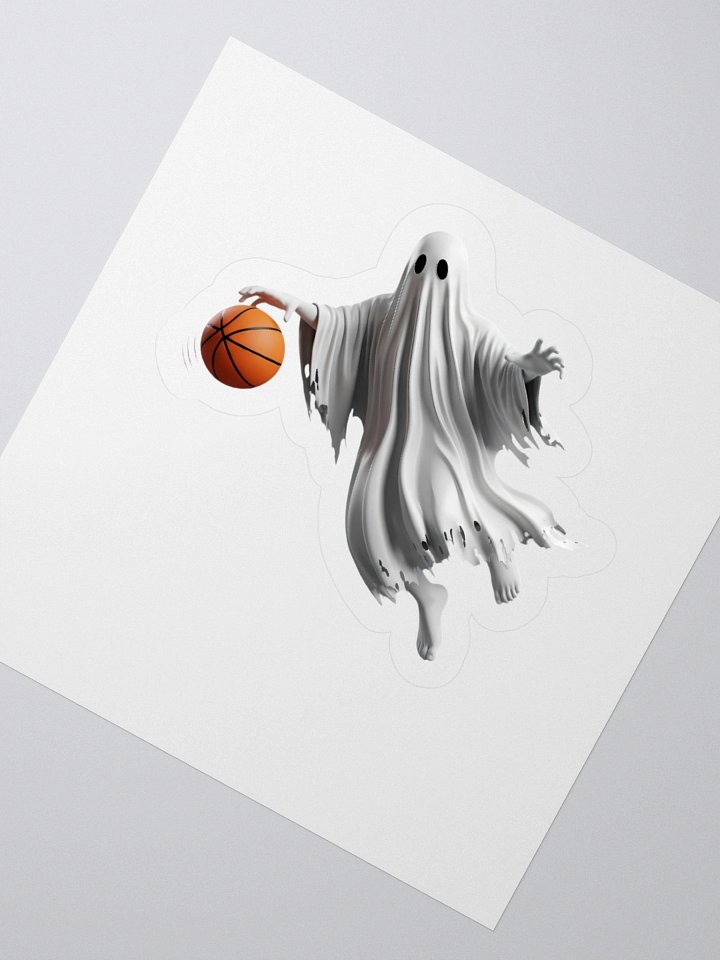 Spooky Hoops Ghost Basketball Stickers product image (4)
