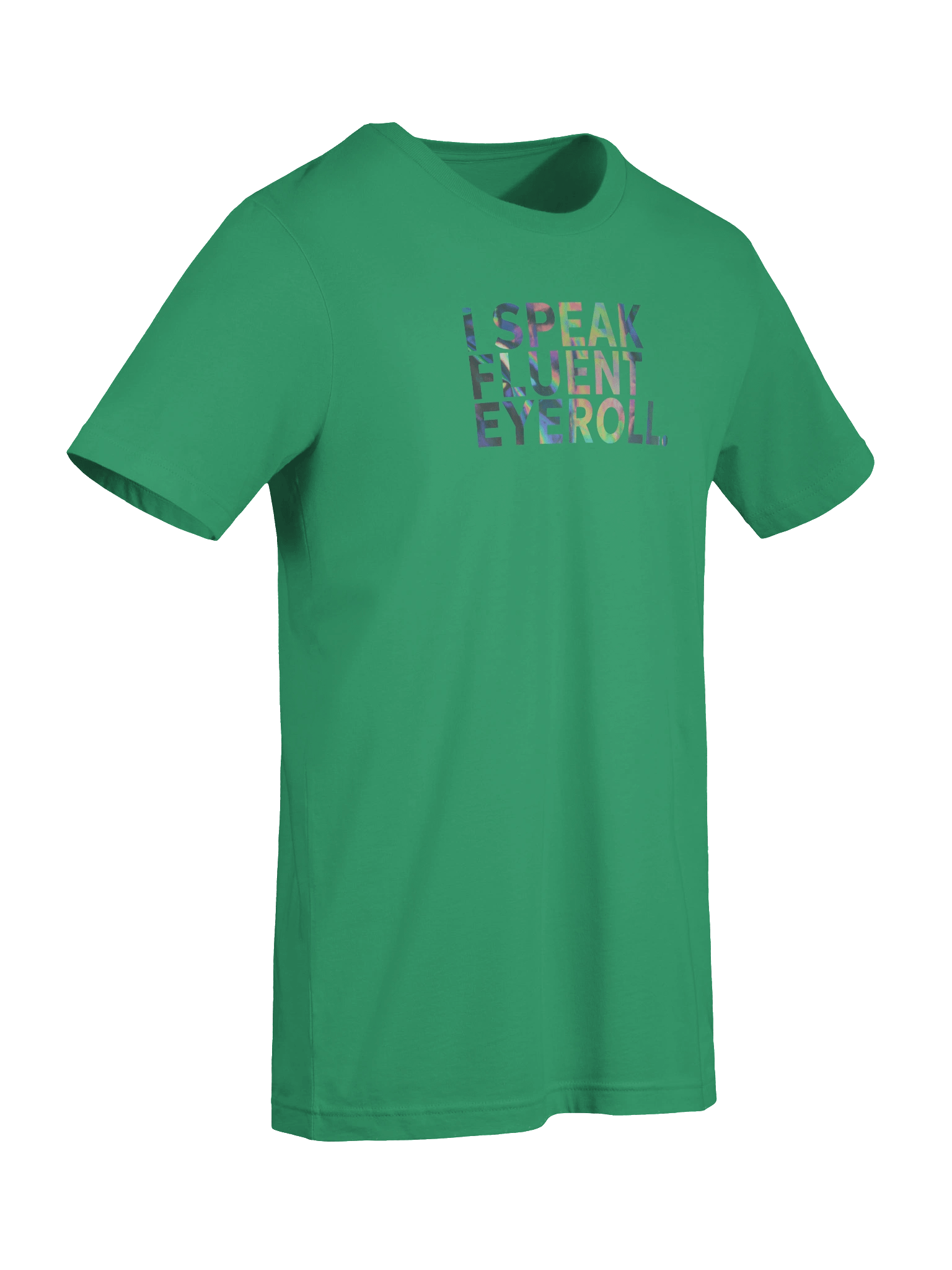Holographic Eyeroll Statement Tee product image (84)