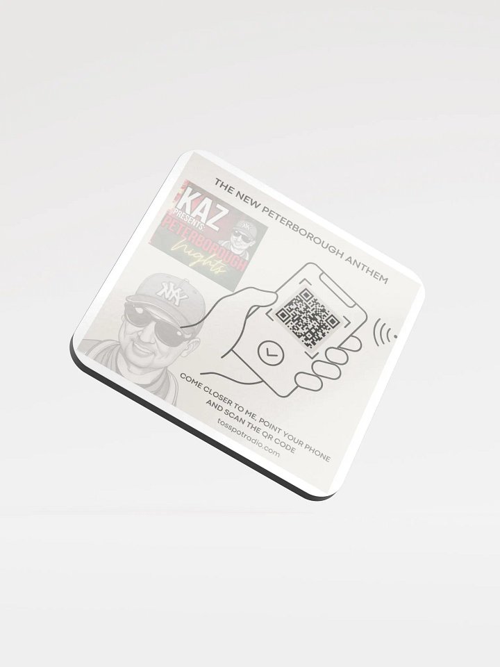 "Peterborough Nights" QR Code Coaster product image (1)