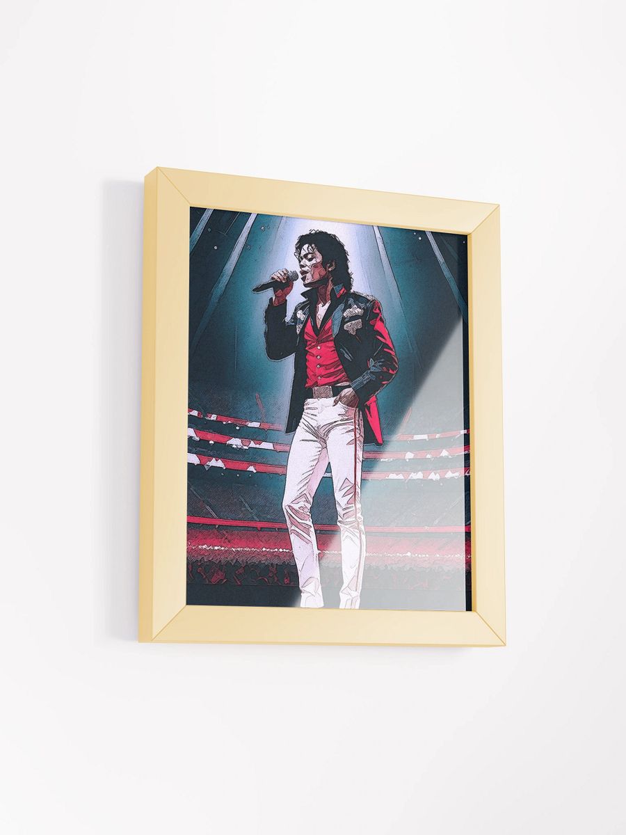 Michael Jackson Stage Presence Framed Matte Art product image (30)