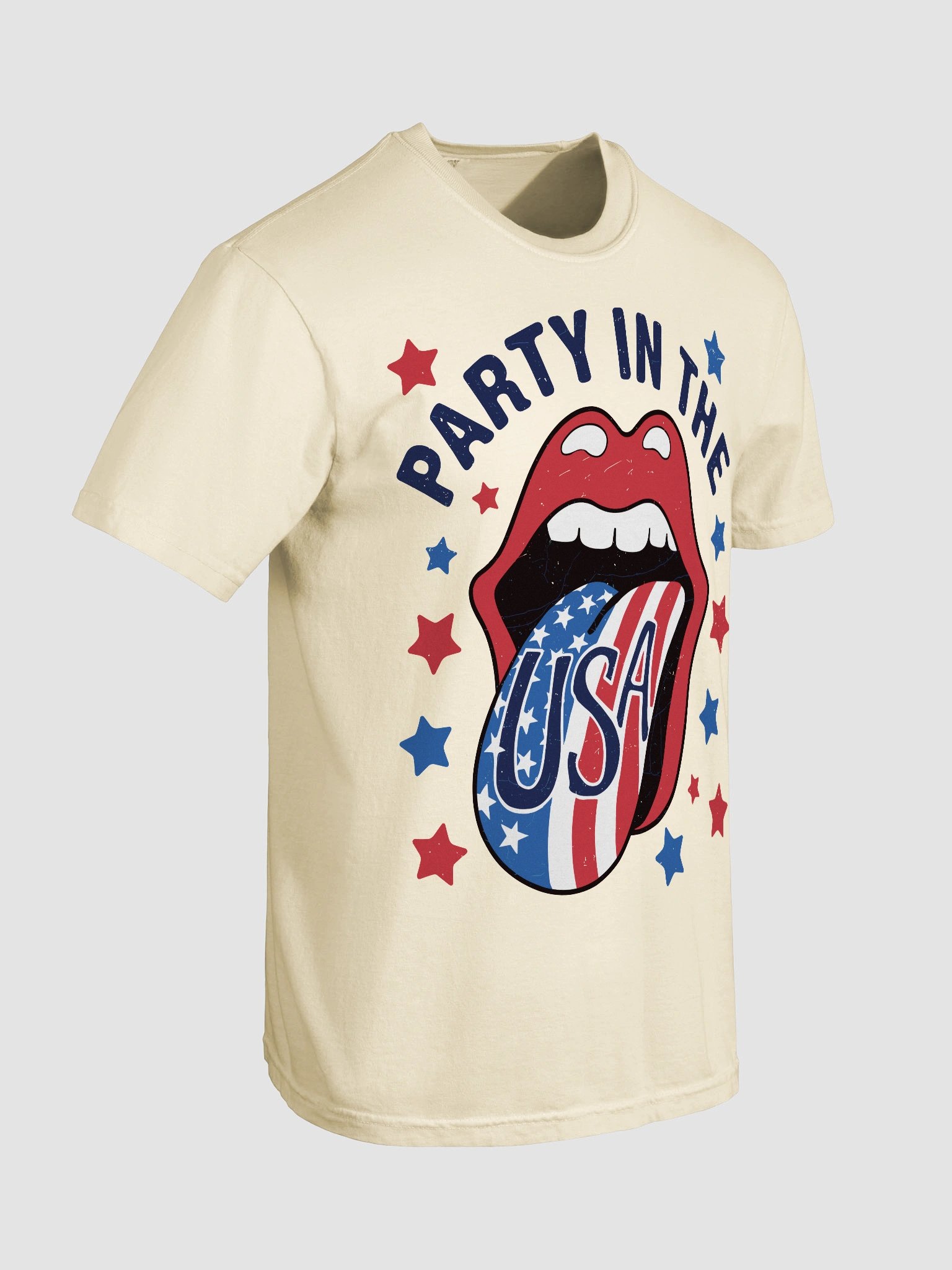USA Party Tongue T-Shirt product image (48)