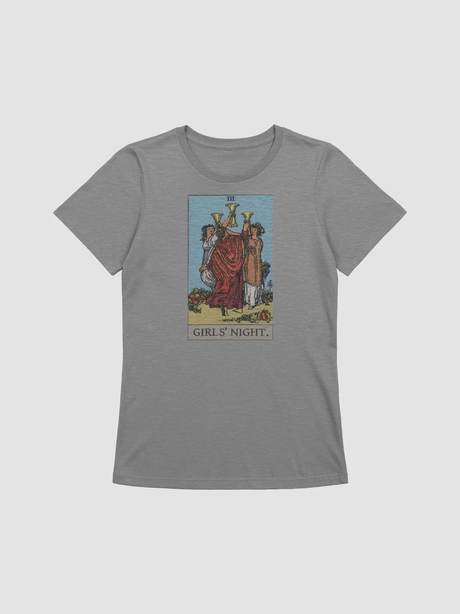 Girls' Night Tarot 3 of Cups - Women's Tee product image (2)