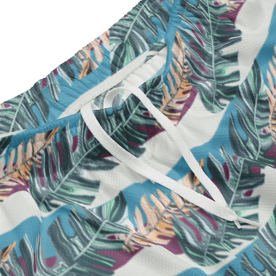 Tropical Stripes | Recycled Unisex Mesh Shorts product image (8)