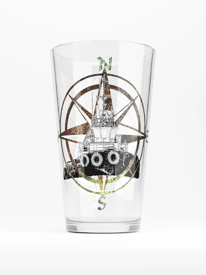 Compass Rose Marshall Foss 16oz Pint Glass product image (1)