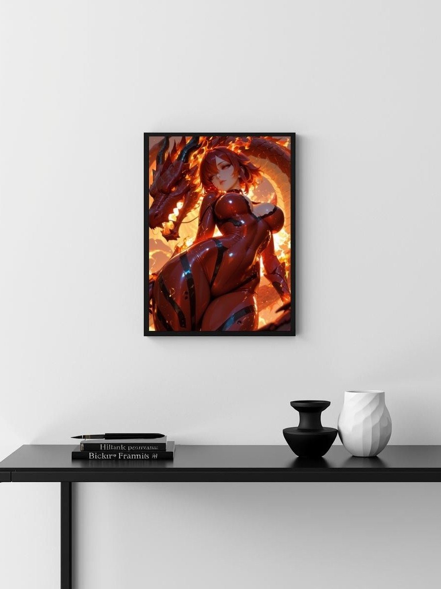 Inferno Siren Emberblade – 8x10 Metal Print product image (3)