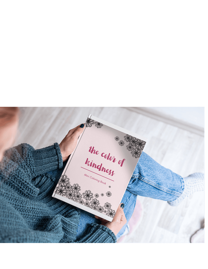 Color of Kindness mini coloring book product image (1)