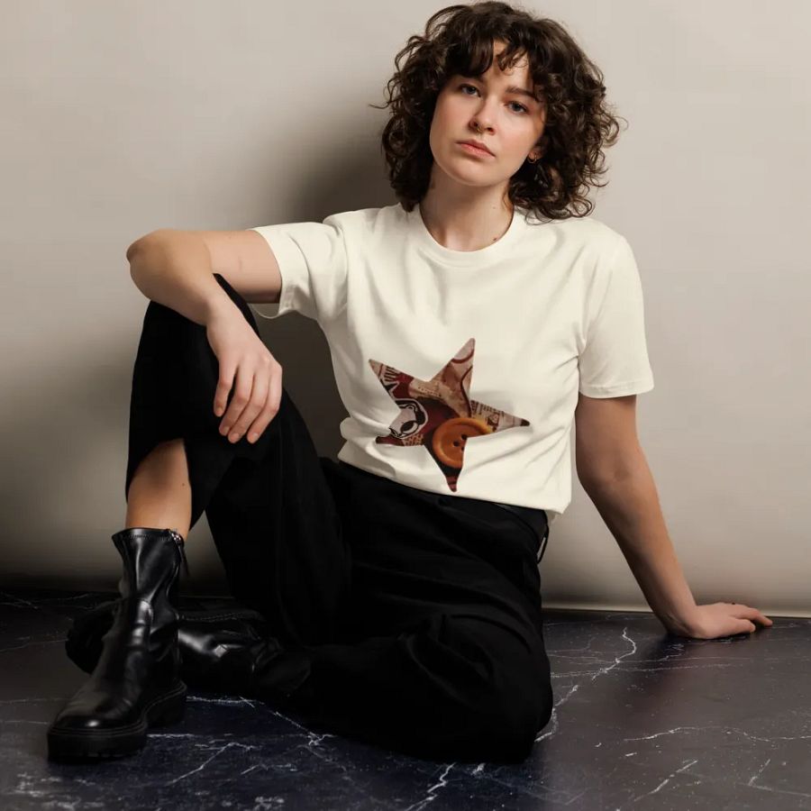 Two Faced Moon Vintage Design Tee - Star product image (21)
