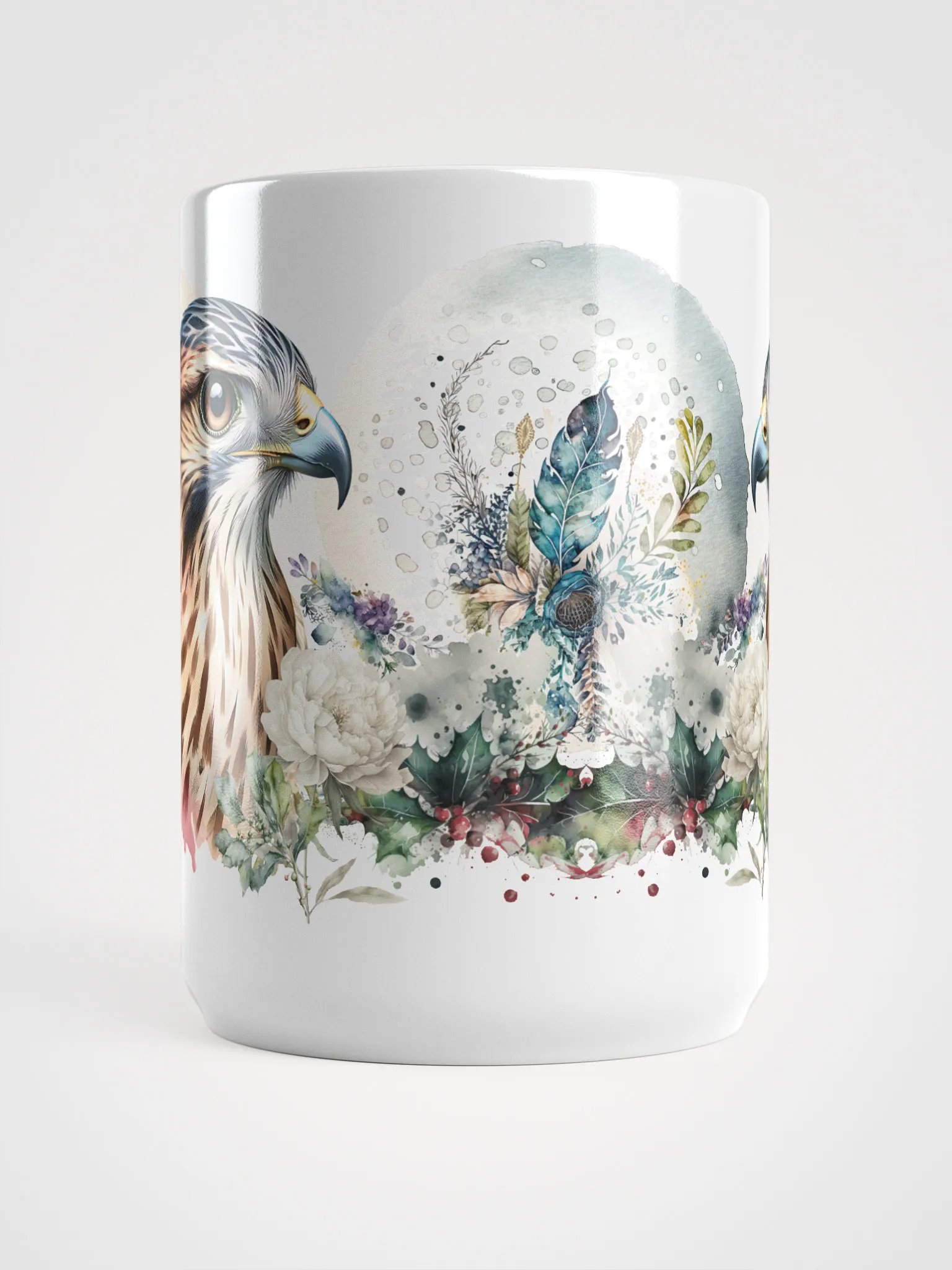 Moon Hawk Bird Mug product image (5)