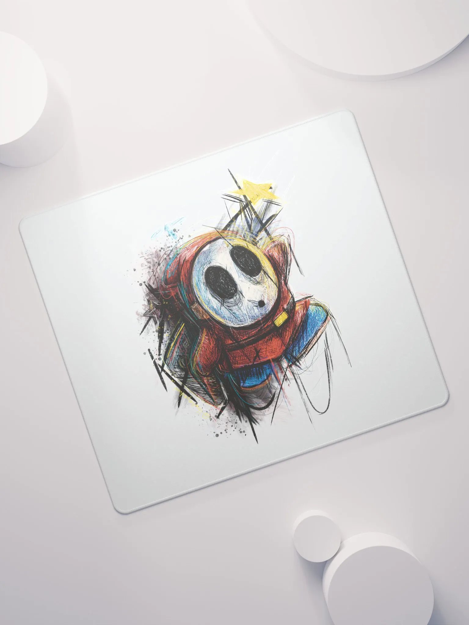 Shy Guy by StephyJ Gaming Mouse Pad product image (11)