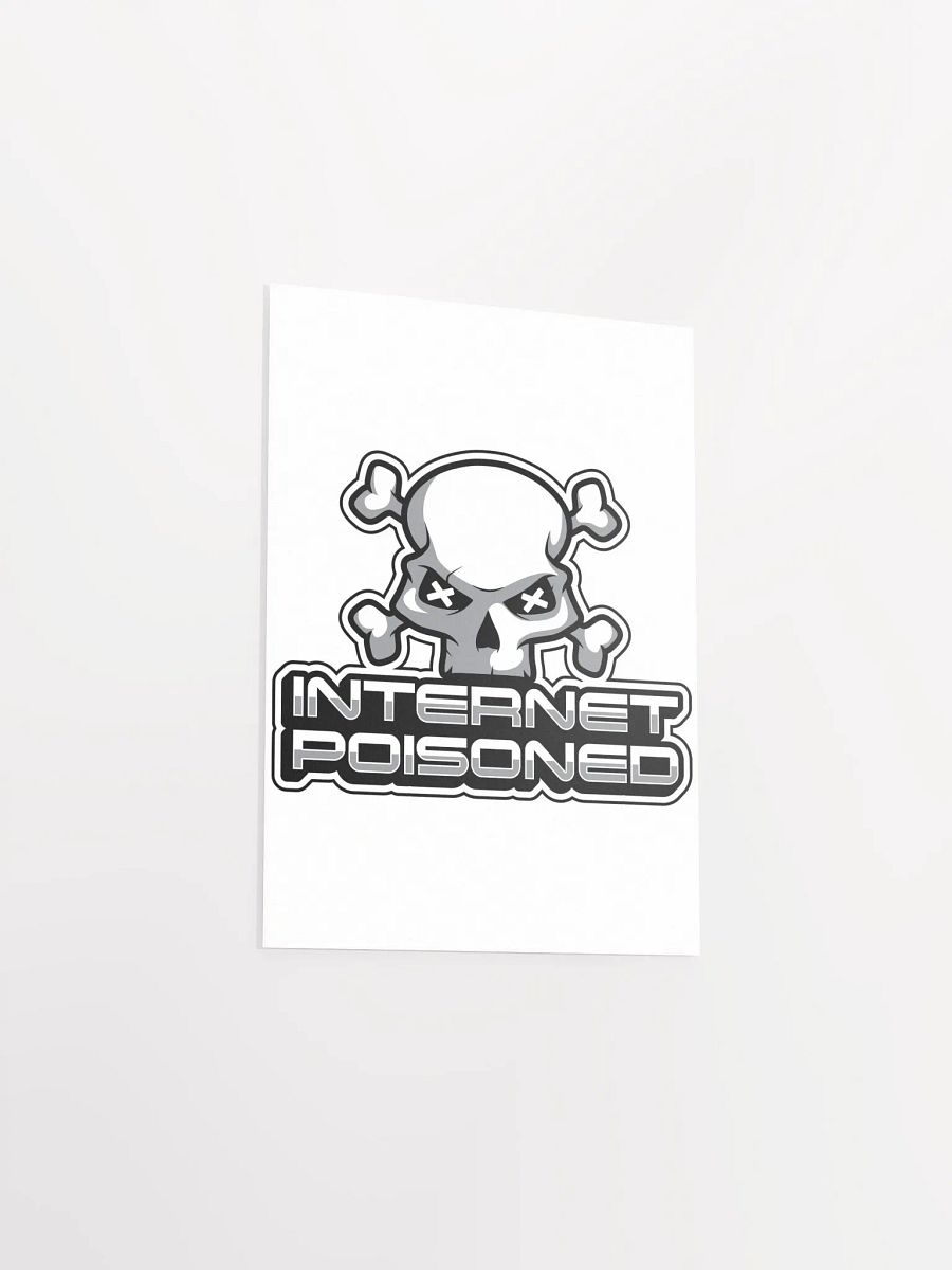 Internet Poisoned Y2K Poster – Funny Skull Meme Wall Art product image (3)