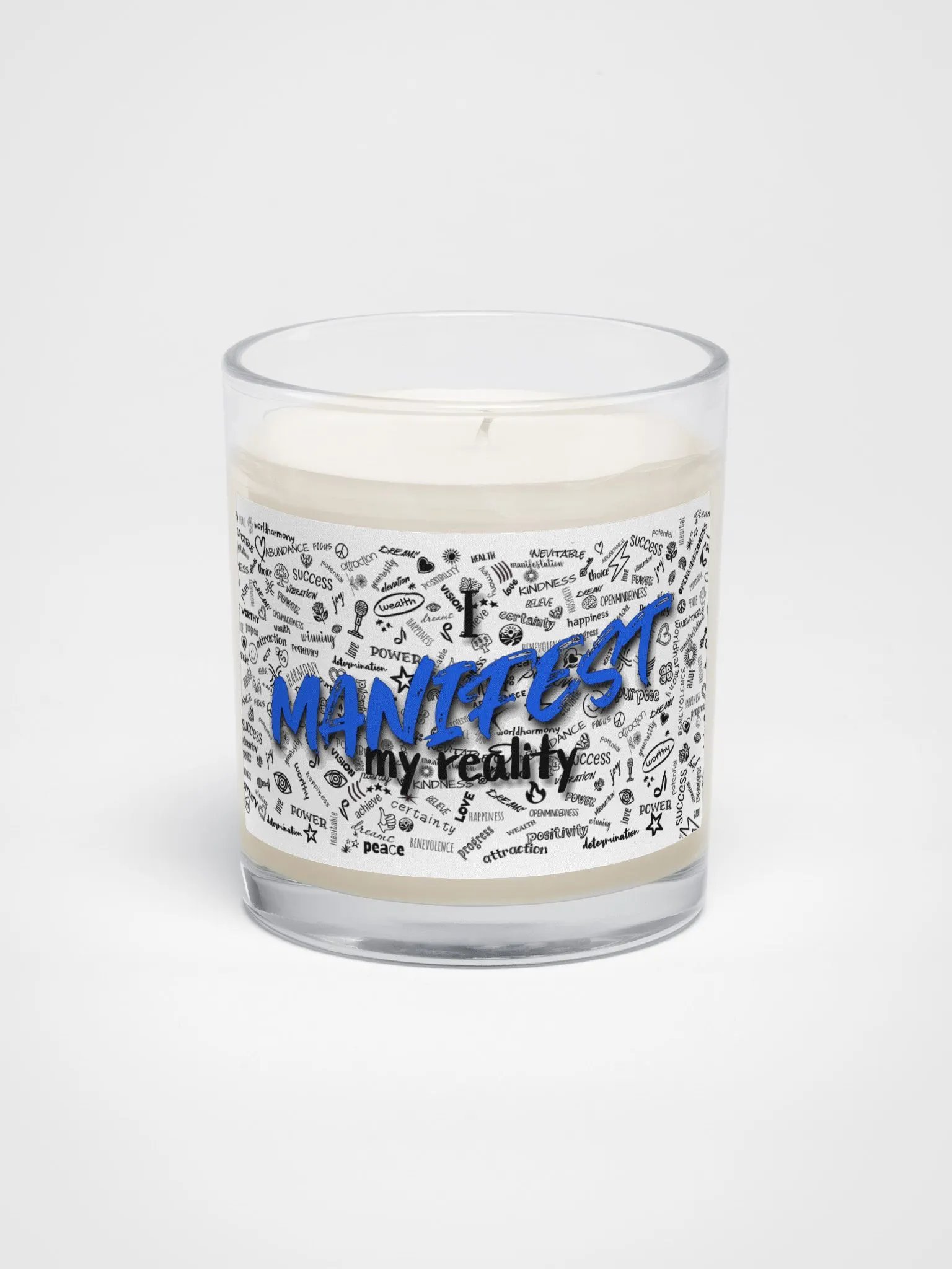 Manifestation Candle, Soy wax, Blue product image (1)