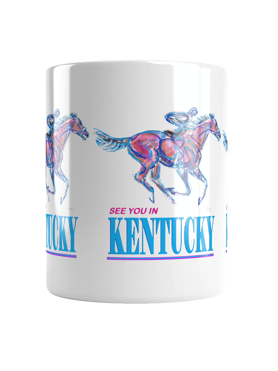 Kentucky Bound-Horse Racing Ceramic Mug product image (15)